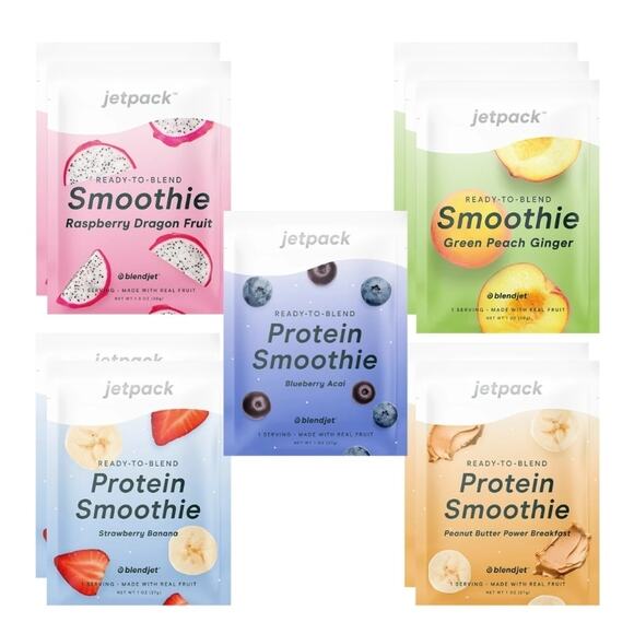 BLENDJET 2 PORTABLE BLENDER RECHARGEABLE IN MINT GREEN OR BLACK 5 SMOOTHIE MIXES - Picture 9 of 13